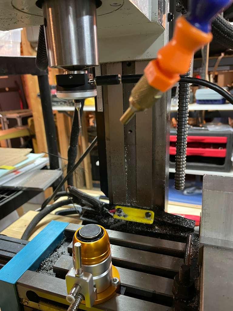 Mill with Probes attached